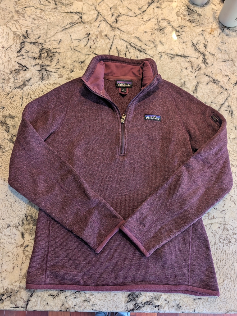 Patagonia Better Sweater 1/4 Zip Fleece Pullover - Tyrian Purple (Size S)